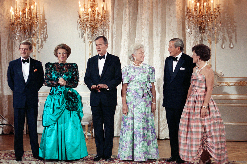 Illustration for article titled Let's Talk About the Fashion Choices of Barbara Bush